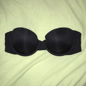 Maidenform Black Strapless Bra